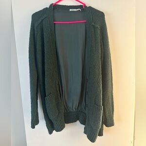 Green Kimchi blue cardigan